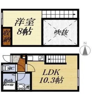 静岡県浜松市浜名区西美薗【一戸建】の間取り