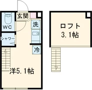 ハーモニーテラス上板橋II【1階】の間取り