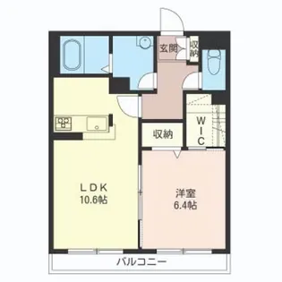 Permission(ペルミッシオン)【3階】の間取り