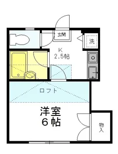 ハイマート小田原【1階】の間取り