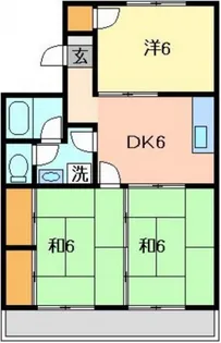 トリヴァンベール吉田【1階】の間取り