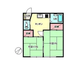 東京都清瀬市松山2【アパート】の間取り