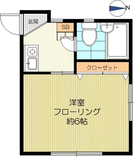 コーポ・プロスパ【1階】の間取り