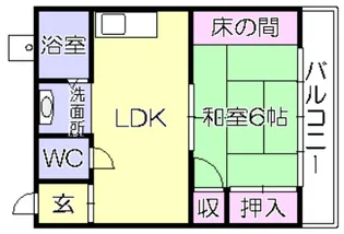 コーポナカシマ【2階】の間取り