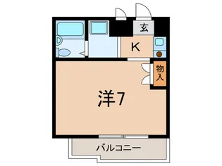 ジョイフル御影【1階】の間取り