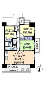 アスレ東原I番館【3階】の間取り