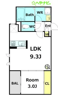 愛知県名古屋市昭和区川名本町4【アパート】の間取り