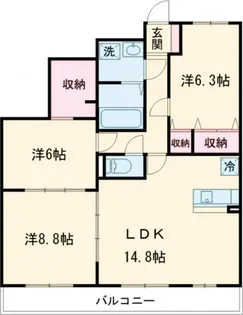 フォルテ【4階】の間取り