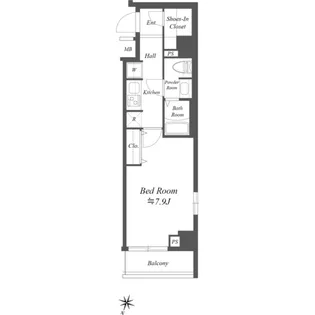 GENOVIA荻窪skygarden【4階】の間取り