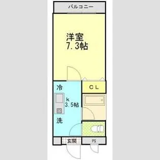 パレスKM【3階】の間取り