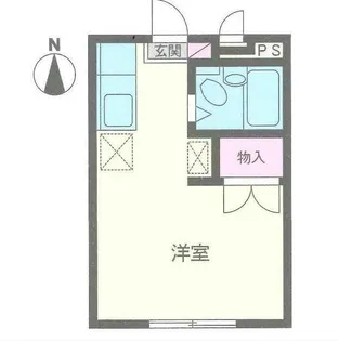 ドミ片倉 B棟【1階】の間取り