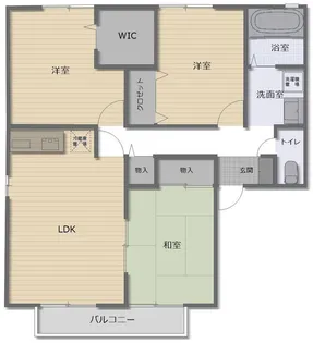 プレデュパルク【2階】の間取り