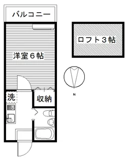 シャルマン日高【2階】の間取り