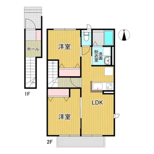 ドレミファ荘II【2階】の間取り