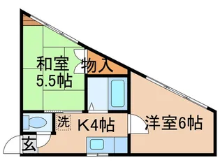 清水荘【2階】の間取り
