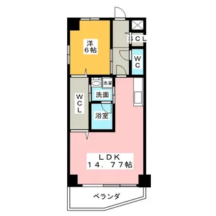 名駅南サクセスVIII【8階】の間取り