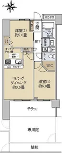 クリオ横須賀本町【1階】の間取り