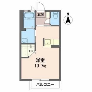 シャーメゾン ミハスII【1階】の間取り