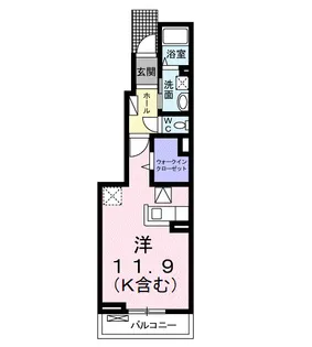 神奈川県小田原市久野【アパート】の間取り