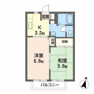 エミネンス【1階】の間取り
