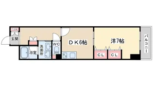 天満リバーサイドプラザ【2階】の間取り