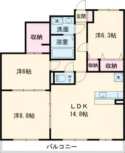 フォルテ【4階】の間取り