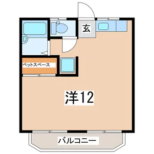 福島県郡山市富田町字逆池北【マンション】の間取り