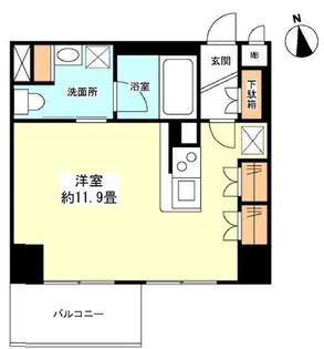 グランカーサ新宿御苑【8階】の間取り