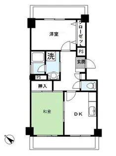 東京都目黒区中目黒1【マンション】の間取り