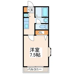 ロイヤルハイツ大窪【2階】の間取り