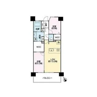 レクシア青葉東ティアード【3階】の間取り