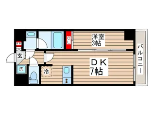 ARKMARK水天宮前II【2階】の間取り