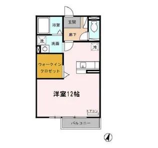 GLORY B【1階】の間取り