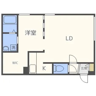 北海道札幌市中央区南九条西7【マンション】の間取り