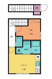 あすと五十人町II【2階】の間取り