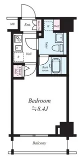 プレール・ドゥーク潮見【6階】の間取り