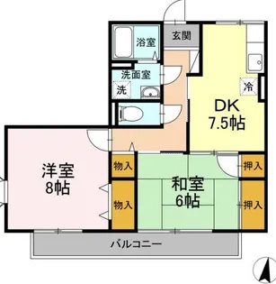 東京都練馬区桜台5【アパート】の間取り