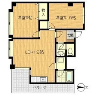 大阪府大阪市東淀川区豊新2【マンション】の間取り