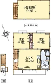 サニーグレイス【2階】の間取り