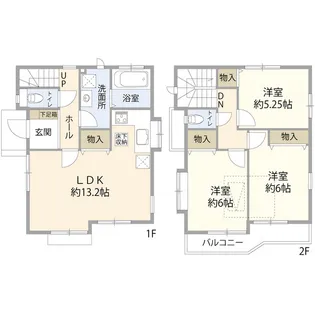 東京都三鷹市井口4【一戸建】の間取り