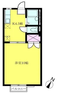 ビバリーハウス千歳台 A棟【2階】の間取り