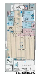 エステムプラザ日本橋弐番館【4階】の間取り