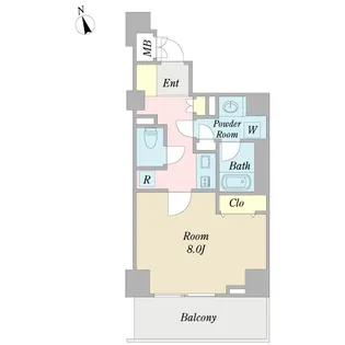 ドゥーエ横浜都筑【4階】の間取り