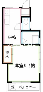 脇田ハイム【1階】の間取り
