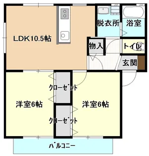 サンシャインK【1階】の間取り