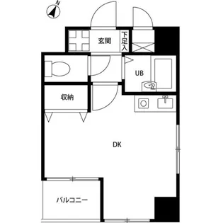 プレール市ヶ谷納戸町【5階】の間取り