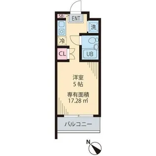 サンコート東神奈川【1階】の間取り
