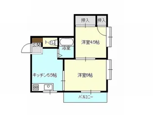 サンワハイツ【2階】の間取り