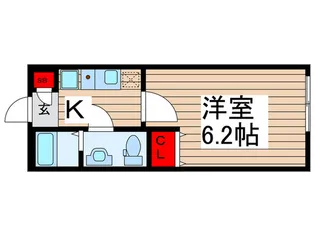アークシード実籾【3階】の間取り