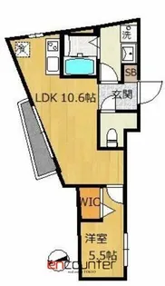 中野レーベル【5階】の間取り